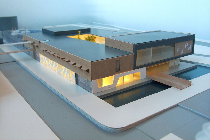 Juliette Bekkering Architects - FJPK - maquette aanzicht